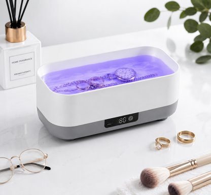 Ultrasonic Cleaning Device for Glasses & Jewelry – USB, 300ml