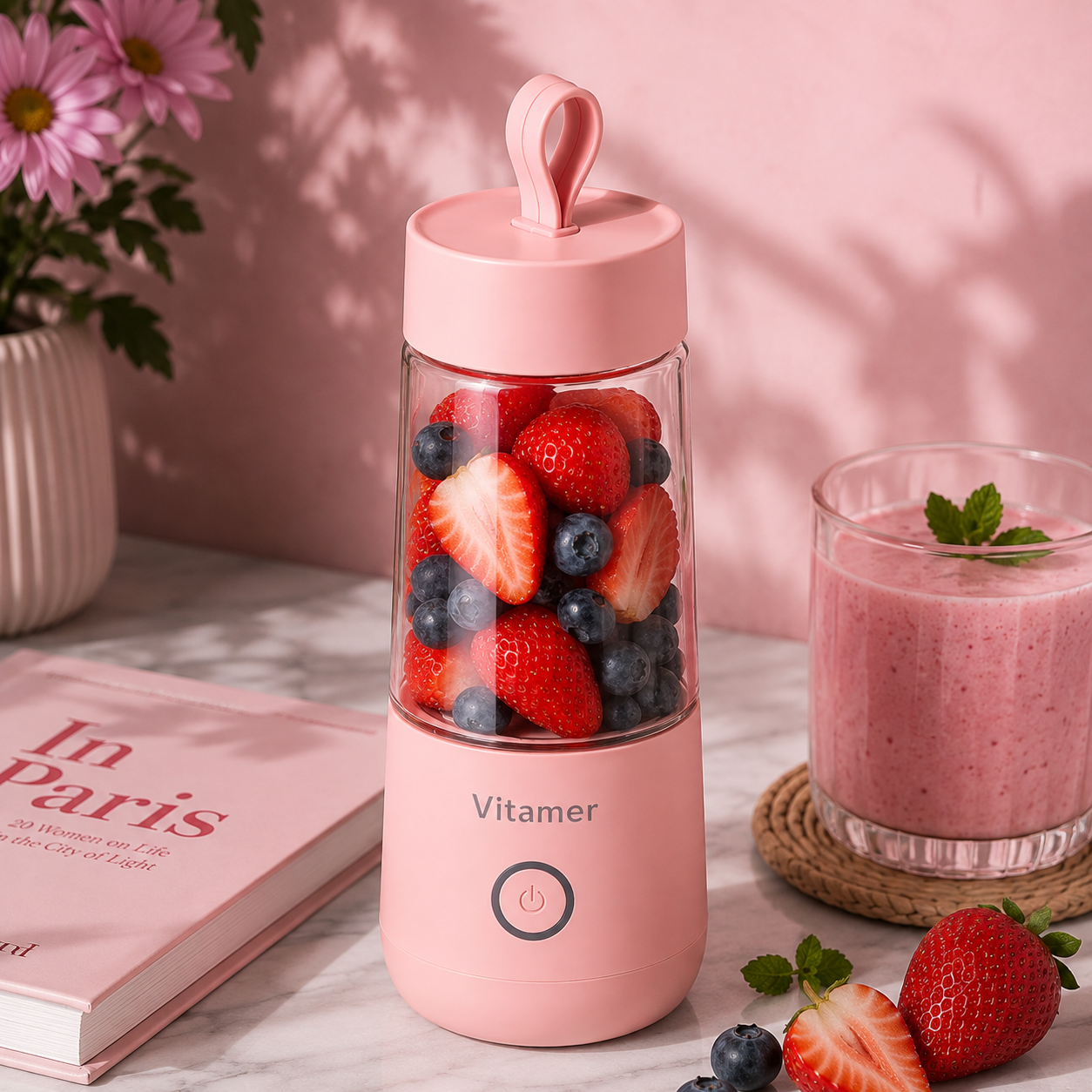 Novo's Smoothie-Maker für unterwegs